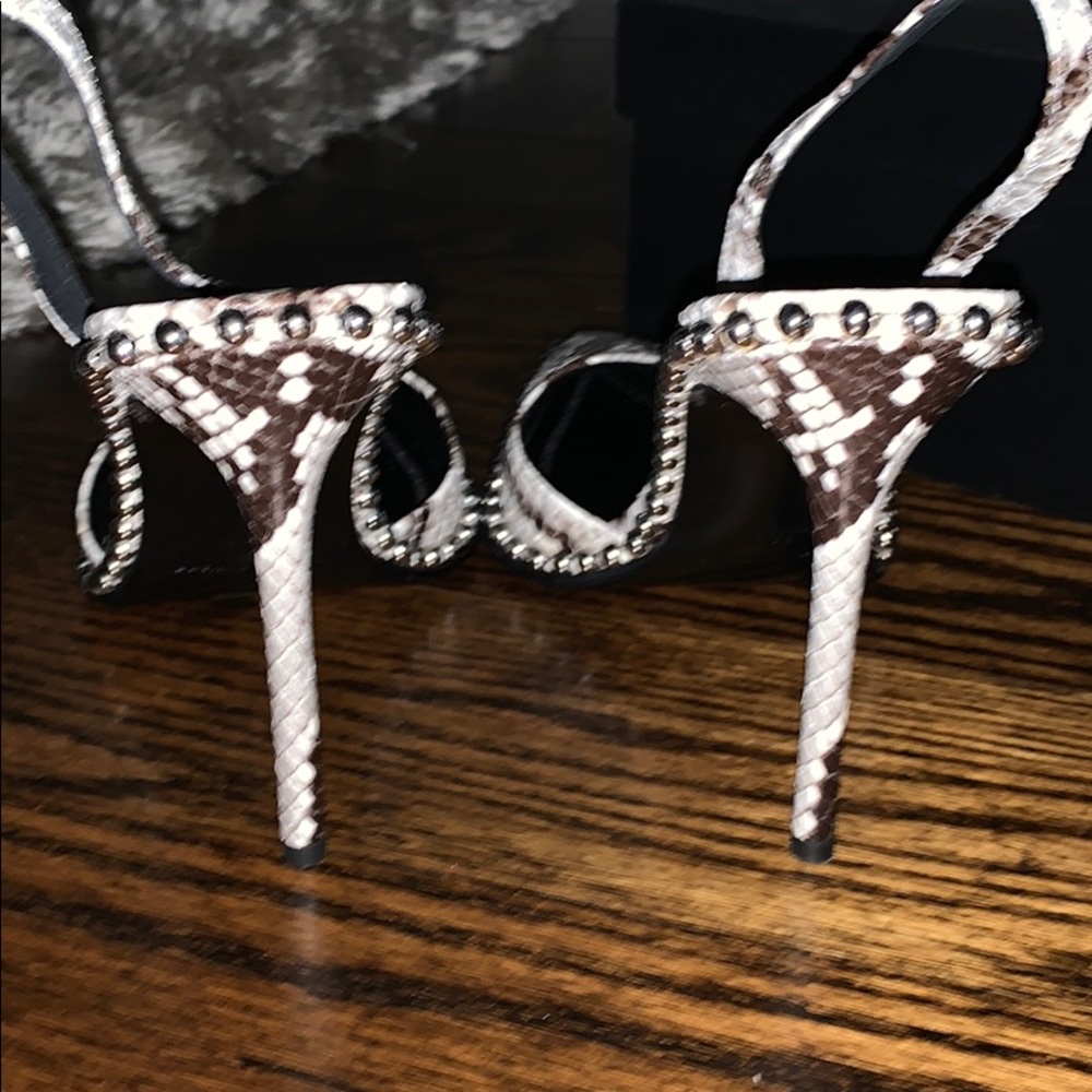 Alexander Wang Ryna python sling back heels - Picture 3 of 5
